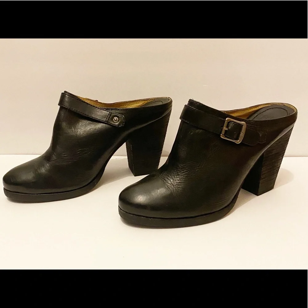 Frye Patty Slingback Black Clog - Picture 1 of 7